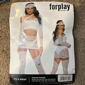 Forplay Women's It's a Wrap Sexy Mummy Costume NWT Size Small/Medium